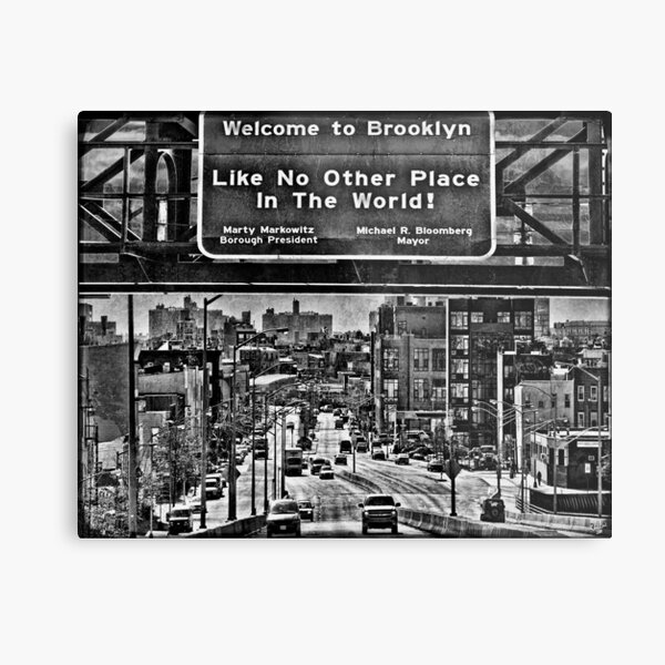 Welcome to Brooklyn Metal Print