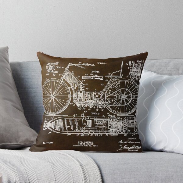 Item preview, Motorcycle Patent Print- Motorcycle, Patent Decor,Wall Decor,Motorcycle Decor,Motorcycle Blueprint,Indian Motorcycle designed and sold by Gizmo68.
