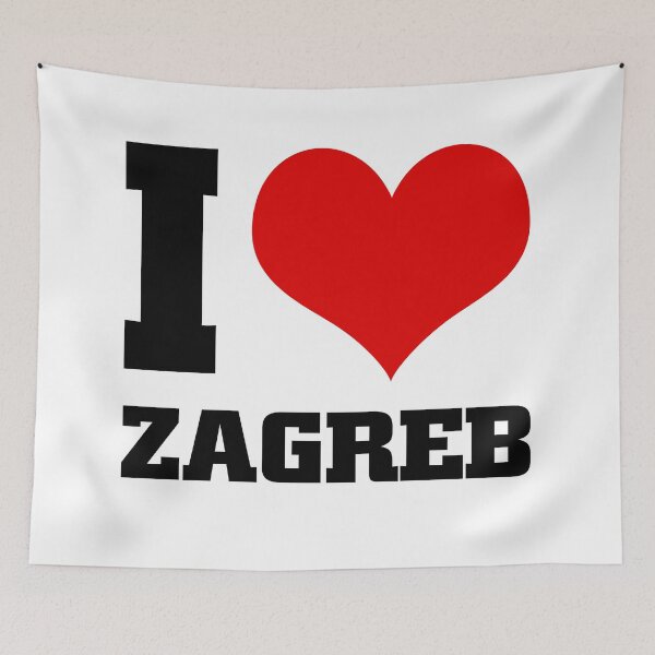 Artikelvorschau, Ich liebe ZAGREB entworfen und verkauft von Thestarrysky.