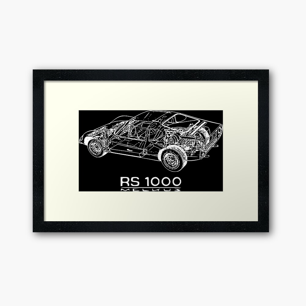 Melkus Rs 1000 Gdr Sports Car Legend Wartburg Framed Art Print By Rs Customstylez Redbubble