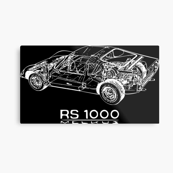 Melkus RS 1000 GDR sports car legend Wartburg Metal Print
