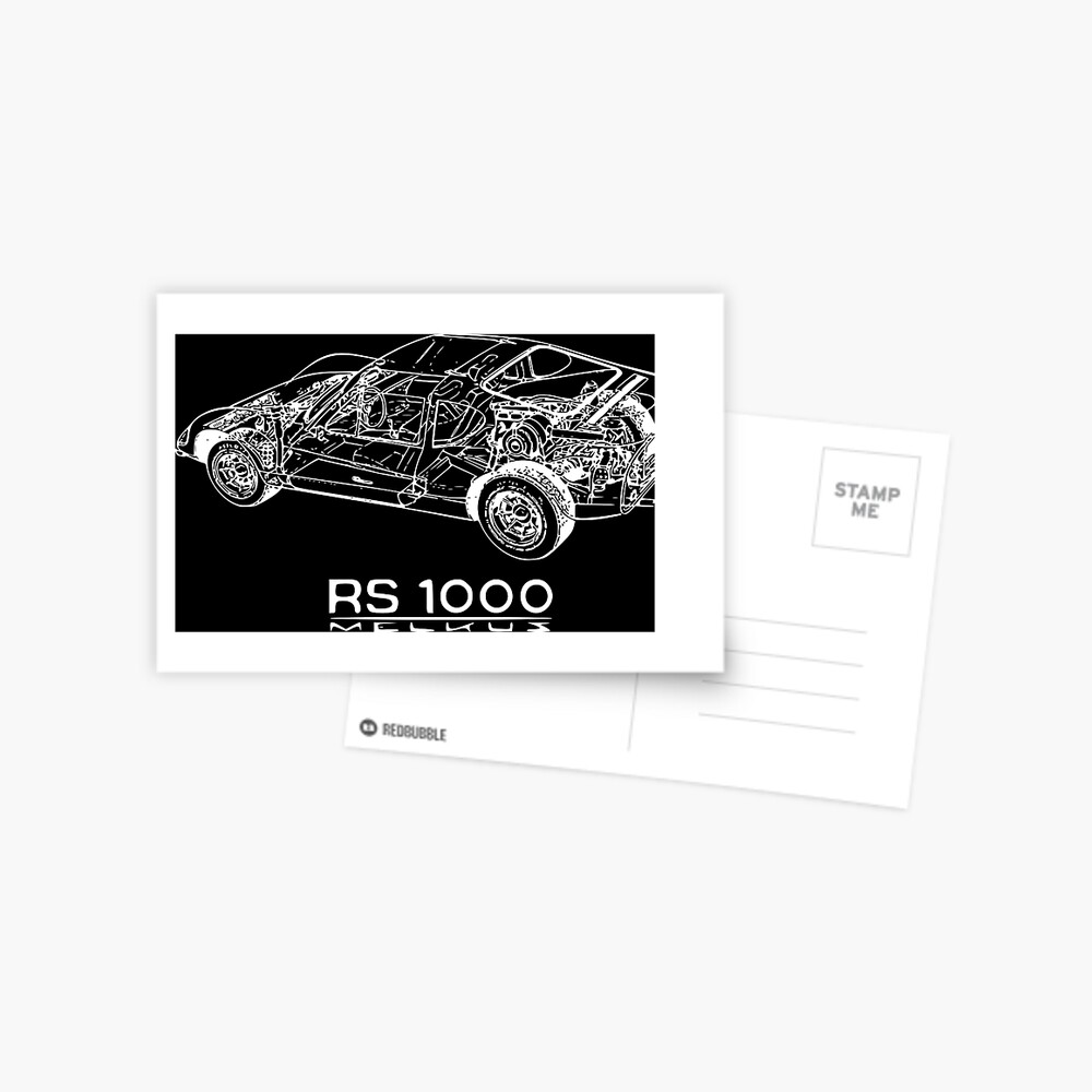 Melkus Rs 1000 Gdr Sports Car Legend Wartburg Greeting Card By Rs Customstylez Redbubble