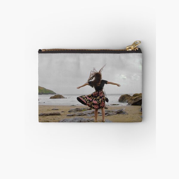 Item preview, Lady in Formal Dress on Windy Beach designed and sold by thelemmingface.