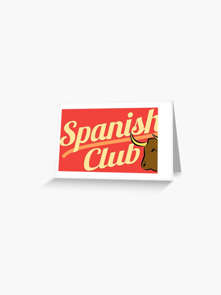 Carte De Vœux Logo Du Club Espagnol Par Cgrabda Redbubble