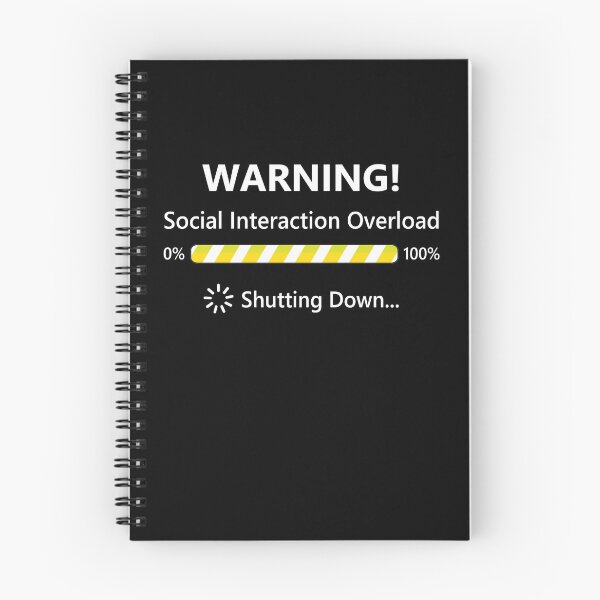 Item preview, Social Interaction Overload Funny Introverts designed and sold by CreatrixGraphix.