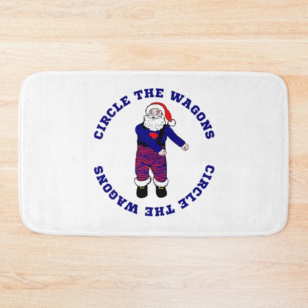 Item preview, Bills Mafia Christmas Dancing Santa Circle the Wagons designed and sold by LaurenElin.