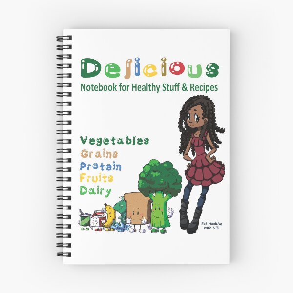 Item preview, Delicious Notebook For Healthy Stuff and Recipes designed and sold by KarenBarron.