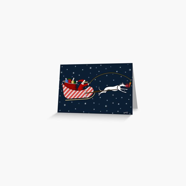 Santa Paws & Roo-dy Greeting Card