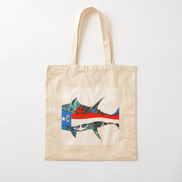 Beautiful Watercolor Tuna Fish Tunny Art Canvas Tote Bag - Paintnest