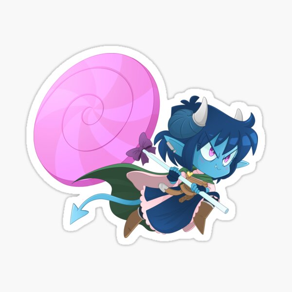 Jester ATTACK! Critical Role - The Mighty Nein - Chibi Cuties Sticker
