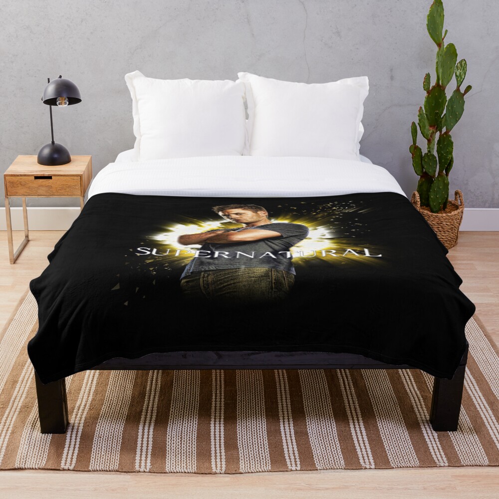 Dean Winchester Supernatural Throw Blanket