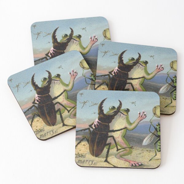 Item preview, Weird Victorian Christmas  - Dancing Frogs and Insects designed and sold by forgottenbeauty.