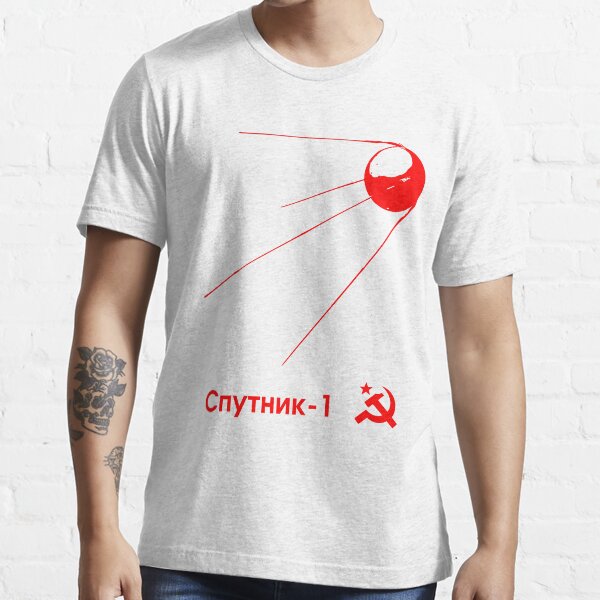 Sputnik-1 Satellite 1957 (light) Essential T-Shirt