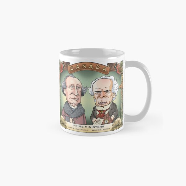 Prime Ministers John A MacDonald & Wilfrid Laurier Classic Mug