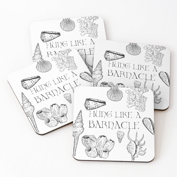 Item preview, Hung Like a Barnacle - cirripedology humour designed and sold by pixiegutsGB.