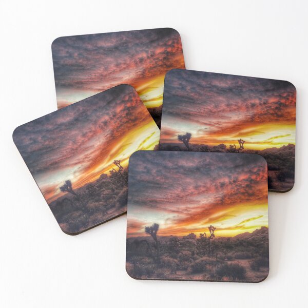 Item preview, Fiery Sunset at Barker Dam designed and sold by Kylejmcdonough.