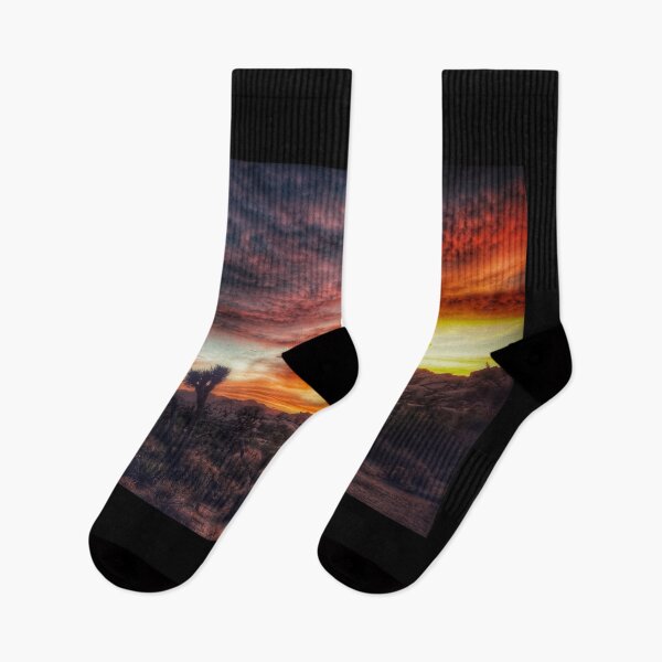 Item preview, Fiery Sunset at Barker Dam designed and sold by Kylejmcdonough.