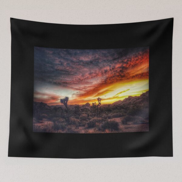Item preview, Fiery Sunset at Barker Dam designed and sold by Kylejmcdonough.