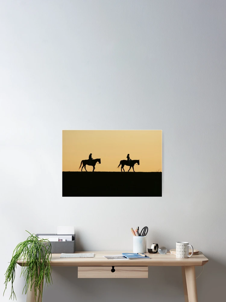 Thumbnail 2 of 3, Poster, Sunset Riders designed and sold by Emily Peak.