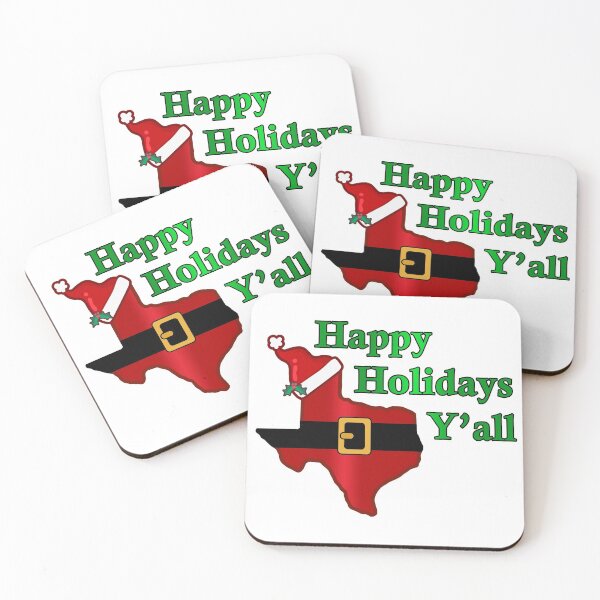 Item preview, Happy Holiday Greetings from Texas Y'all - Christmas Santa designed and sold by originalsusie.