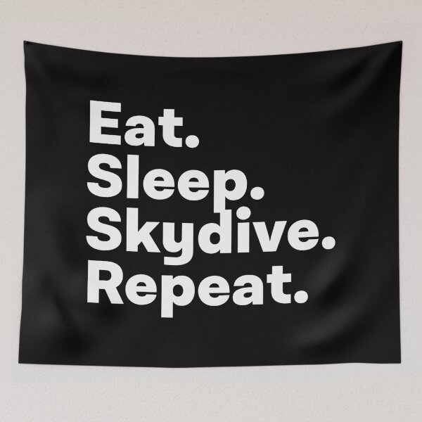 Item preview, Eat Sleep Skydive Repeat designed and sold by teesaurus.
