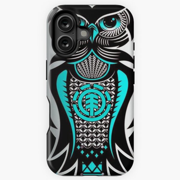 Aperçu de l'œuvre Element Nyjah Night Owl Skateboard Iphone Case créée et vendue par dhiedhieCase55.