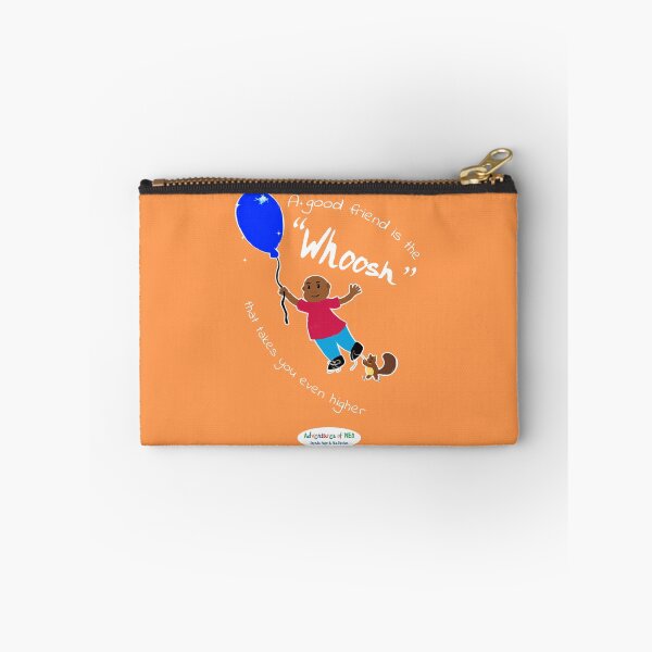 Item preview, Adventures of Neo - A Good Friend is the Whoosh!! (on orange) designed and sold by AdventuresOfNeo.