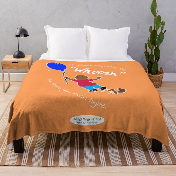 Item preview, Adventures of Neo - A Good Friend is the Whoosh!! (on orange) designed and sold by AdventuresOfNeo.