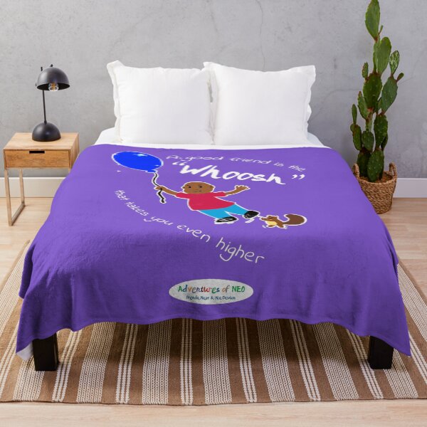 Item preview, Adventures of Neo - A Good Friend is the Whoosh!! (on purple) designed and sold by AdventuresOfNeo.