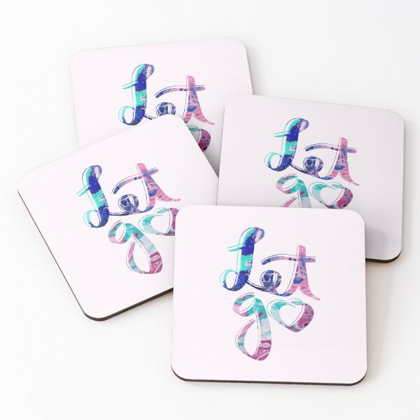 Item preview, Let go fluid painting handlettering designed and sold by Marlene Wagenhofer.