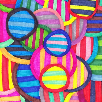 Artwork thumbnail, Partnered Patterns Original by OneGayFeline