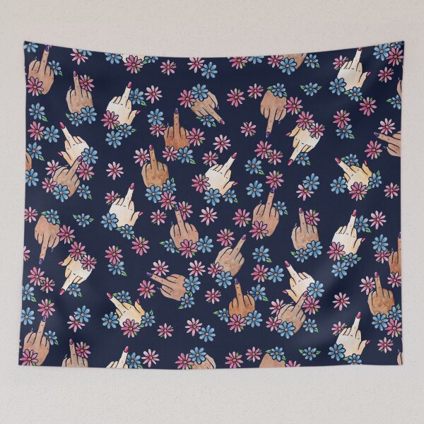 Artikelvorschau, Mittelfinger Floral entworfen und verkauft von FrictionMaxxing.