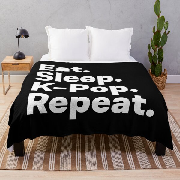 Item preview, Eat Sleep K-pop Repeat designed and sold by teesaurus.