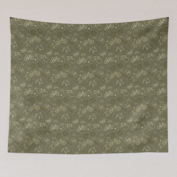 Item preview, I love bikes in Army Green designed and sold by Anastasia Rae Creative.