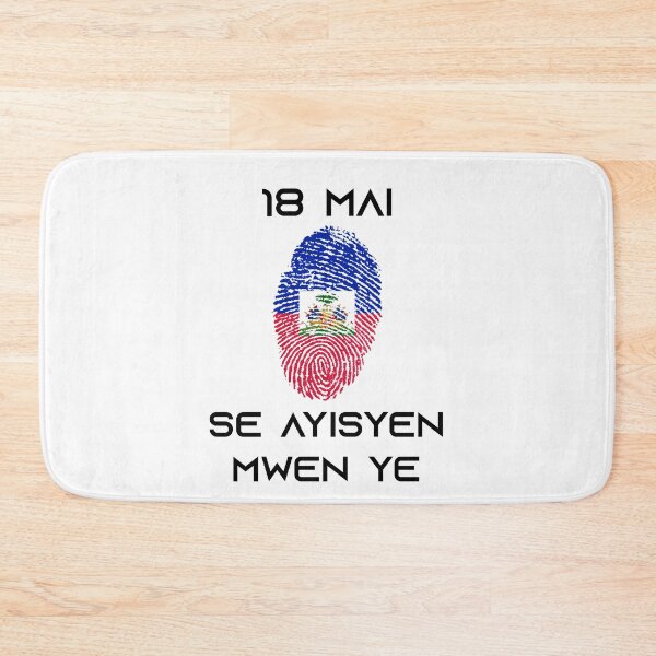 Item preview, 18 Mai Se Ayisyen Mwen Ye Haitian DNA Flag Day designed and sold by makeitadmirable.