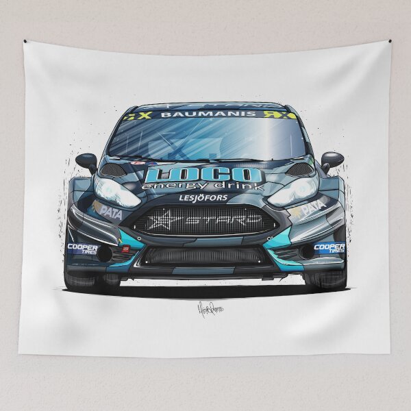 Item preview, Janis Baumanis Ford Fiesta WRX designed and sold by Racing Art Store.