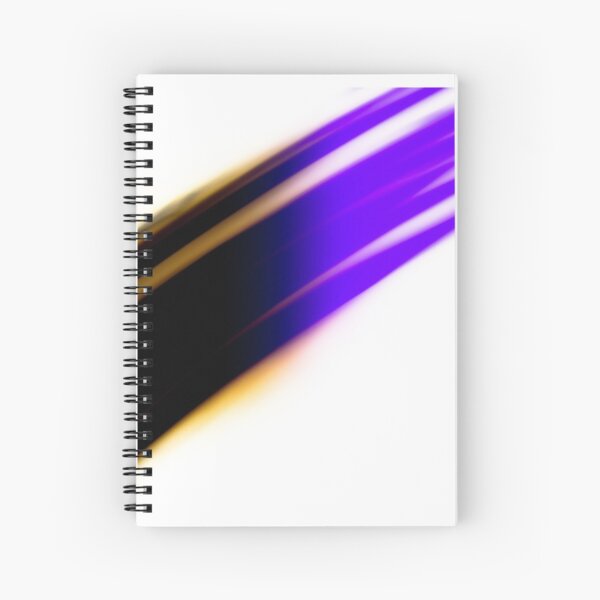 Minimalist Light Beams II Spiral Notebook