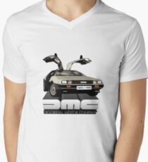 DeLorean Tee Shirt Men's V-Neck T-Shirt