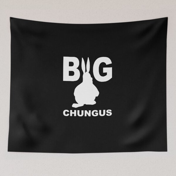 Item preview, Big Chungus fat Bunny Meme designed and sold by Draculaura2009.
