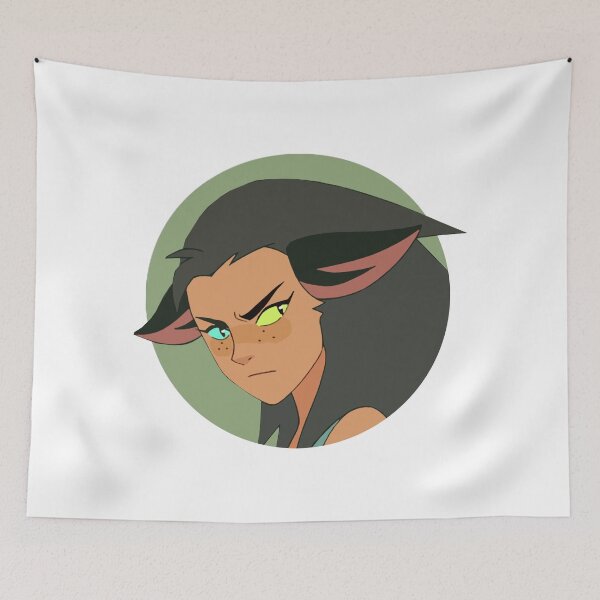 Item preview, catra in season 4 without her mask designed and sold by CleverJane.