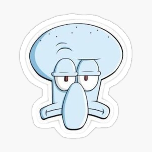 Spongebob Bubble Sticker By Crazyloverr Redbubble 6455