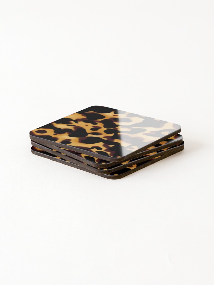 Thumbnail 4 of 5, Coasters (Set of 4), Tortoise Shell Pattern designed and sold by trajeado14.