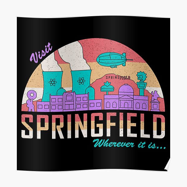 Visit Springfield Poster
