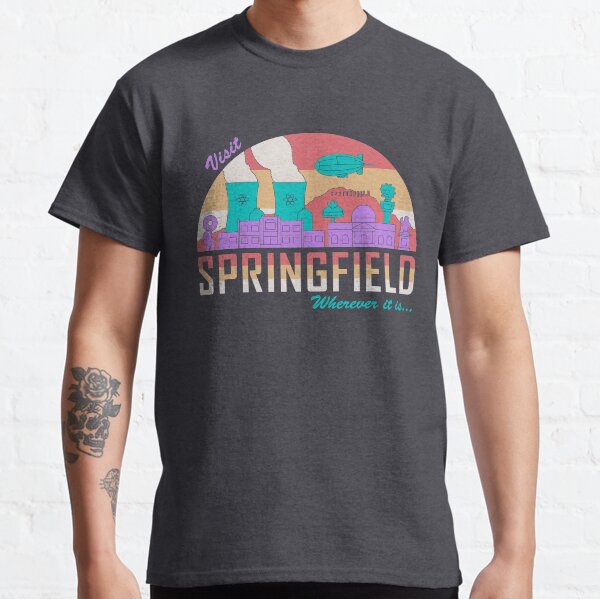 Visita Springfield Camiseta clásica