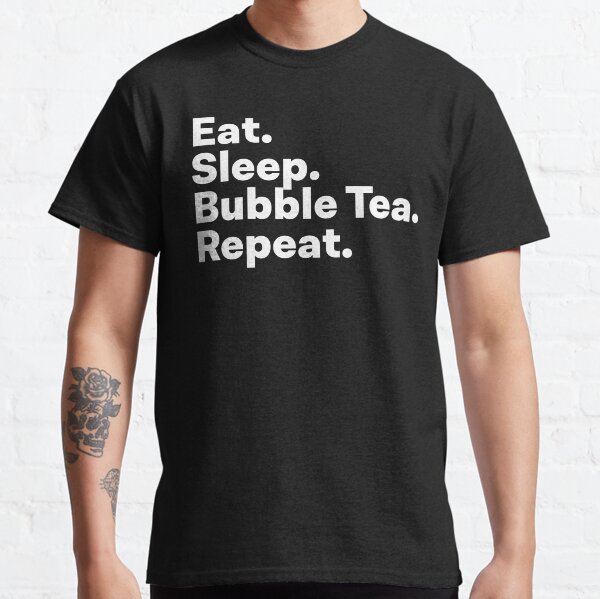 Item preview, Eat Sleep Bubble Tea Repeat designed and sold by teesaurus.