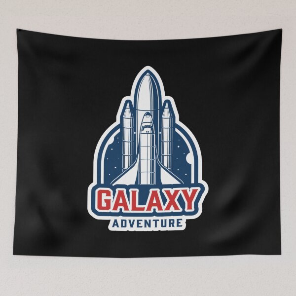 Item preview, Retro Skull Galaxy Adventure Shuttle designed and sold by RetroSkullArt.