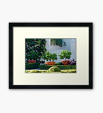 Hamilton Gardens New Zealand -Italian Renaissance Garden Framed Print