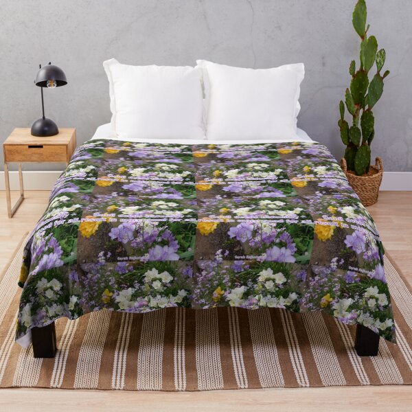 Item preview, Good deeds Naturally Result In More Good For All - Inspirational Quote purple white freesias flowers floral designed and sold by Sarah  Rajkotwala.