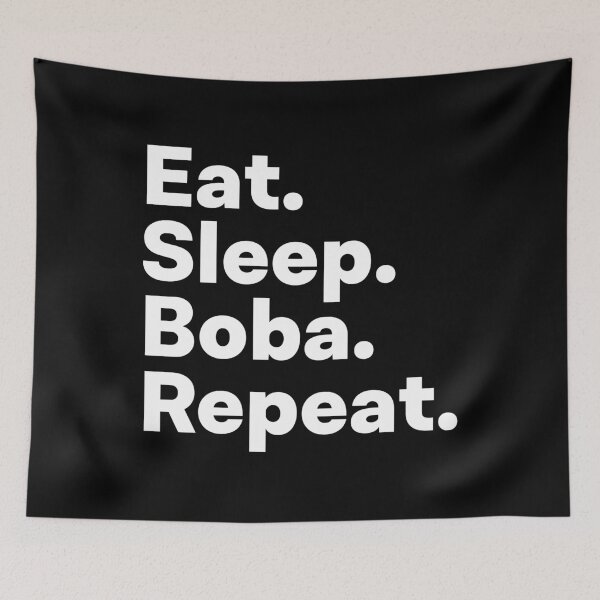 Artikelvorschau, Eat Sleep Boba Repeat entworfen und verkauft von teesaurus.