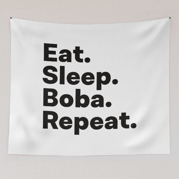 Artikelvorschau, Eat Sleep Boba Repeat entworfen und verkauft von teesaurus.